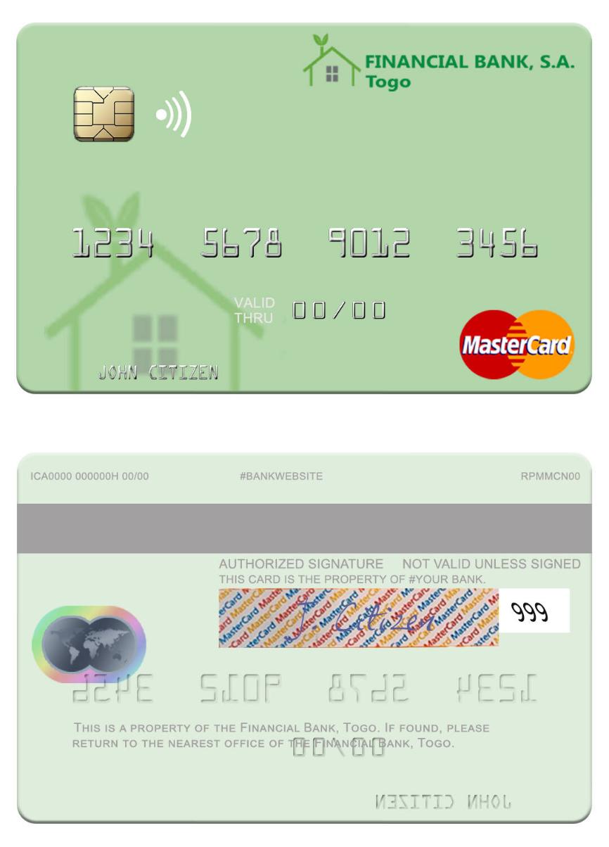 Togo Financial Bank mastercard